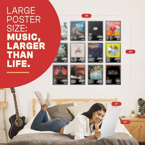 12 Pcs Album Cover Posters 12x16" M162