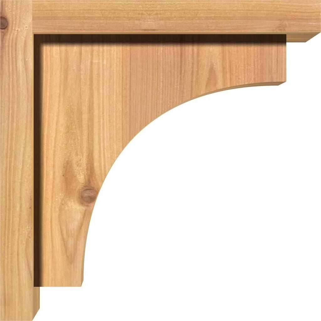 5 1/2x22W x 14x22D x 30x22H Smooth Corbel with Backplate E11973