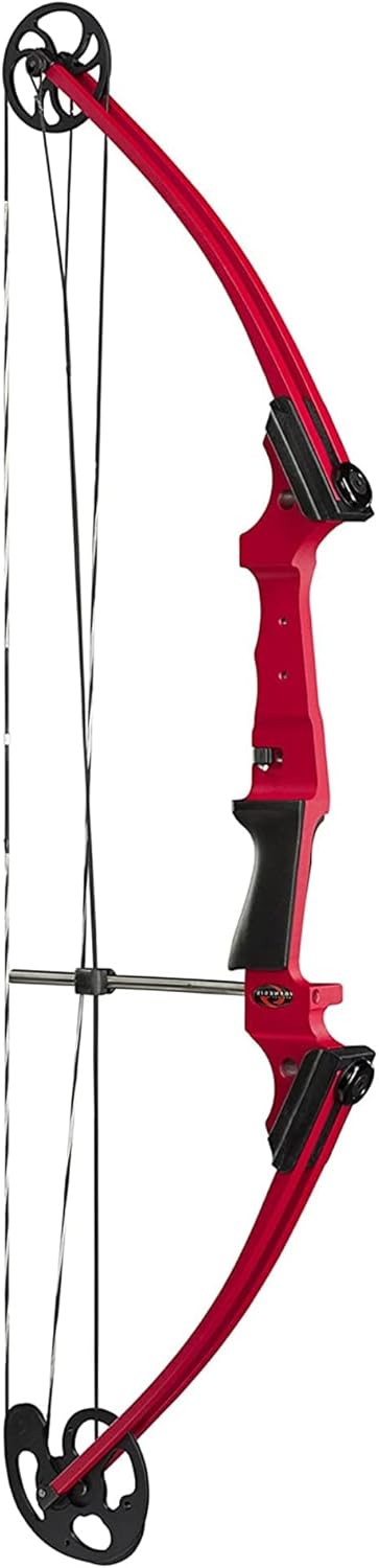 Red 2 Pack Adjustable Draw Length Compound Bow G36984