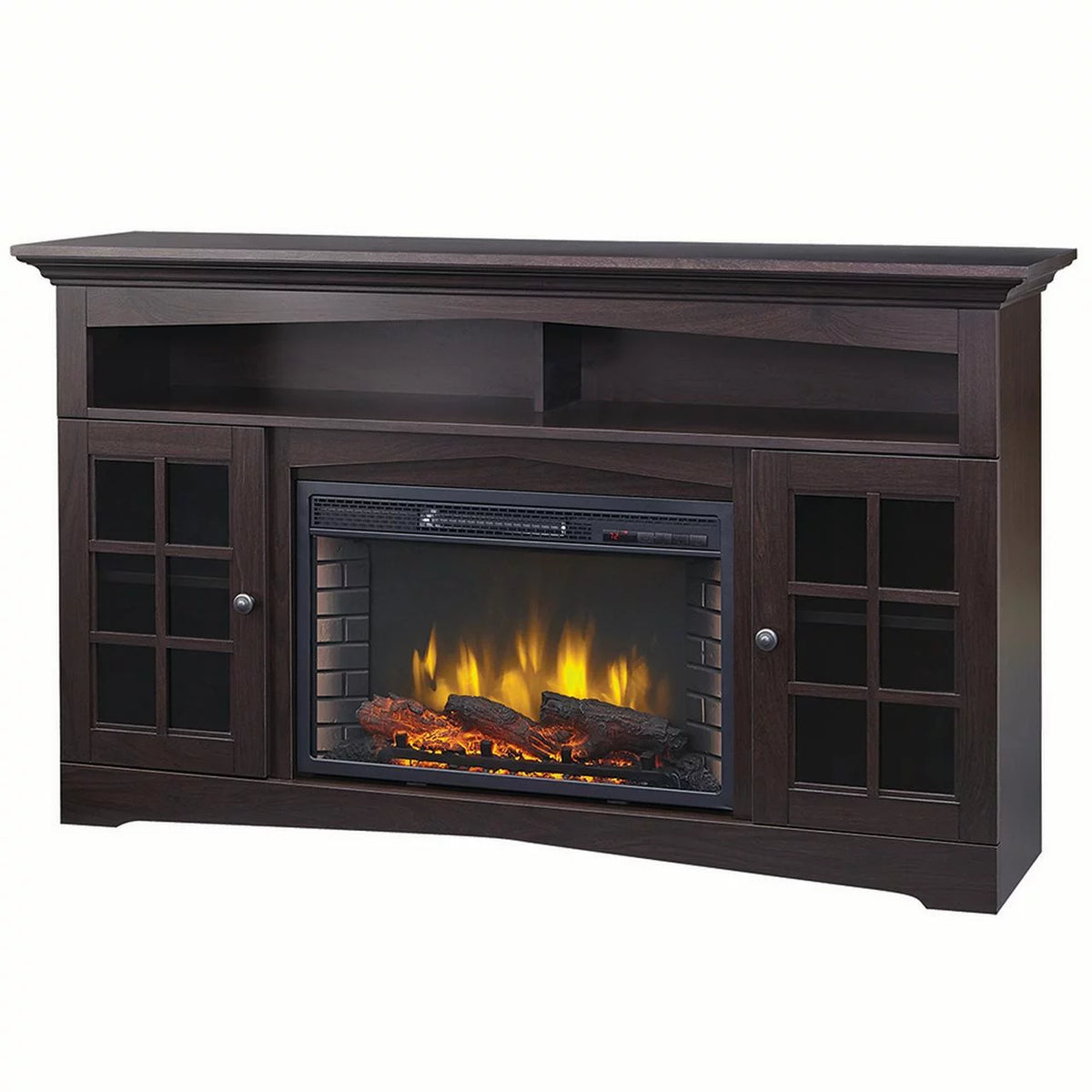 59 in. Rustic Wood Electric Fireplace S5917