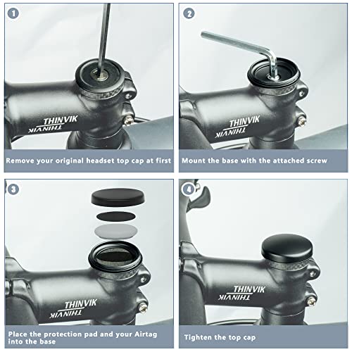 AirTag Bike Mount Water Bottle Cage K896
