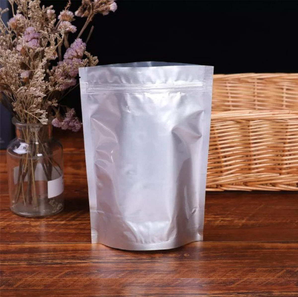 50 Pack 10"x14" 1 Gallon Resealable Mylar Bags with Oxygen Absorbers H738