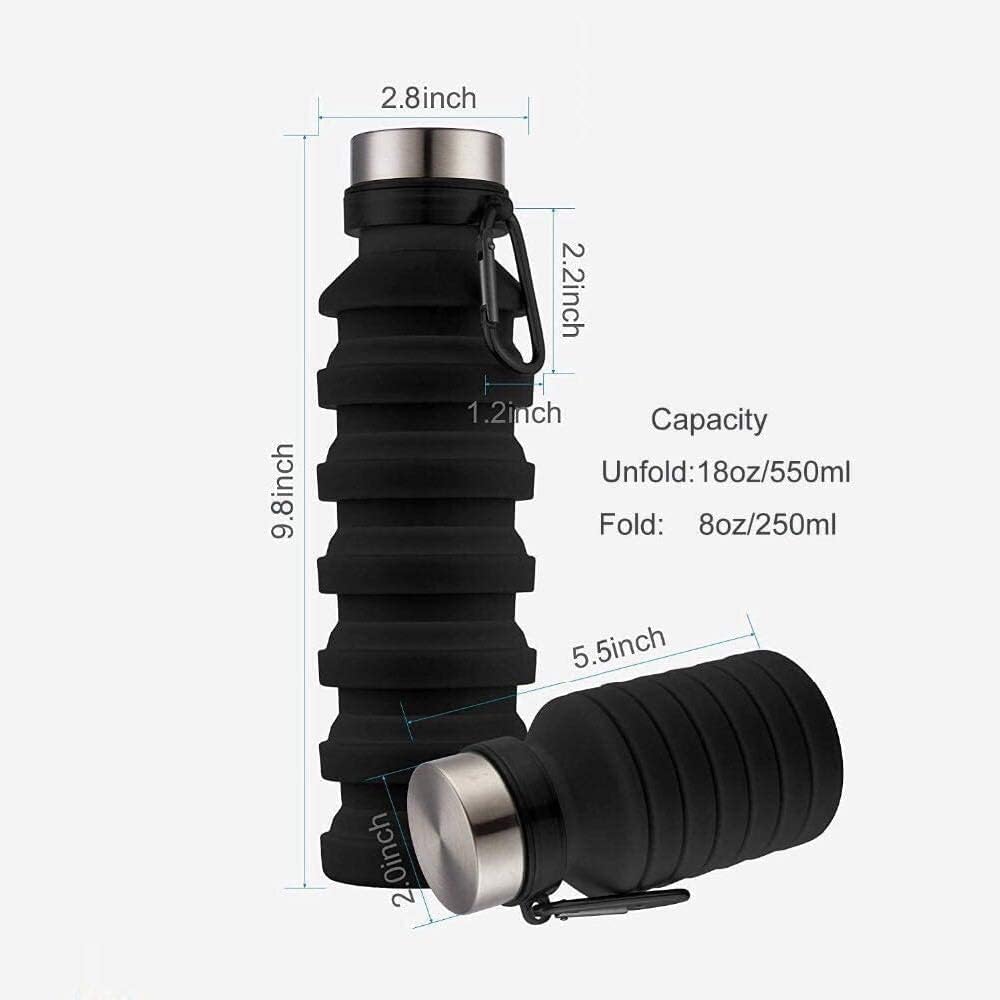 Collapsible Silicone Water Bottle U605
