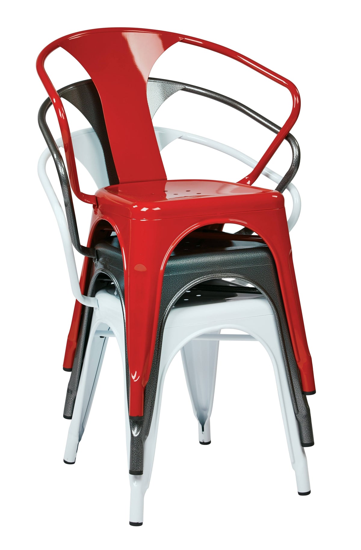 White Metal Chair 4-Pack Y61099