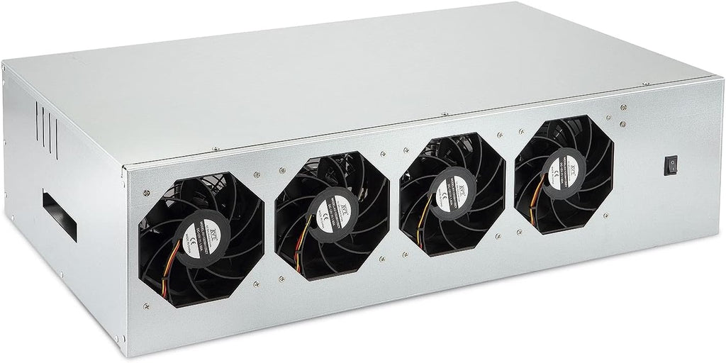 8 GPU Mining Rig Case with Cooling Fans and Motherboard V19131