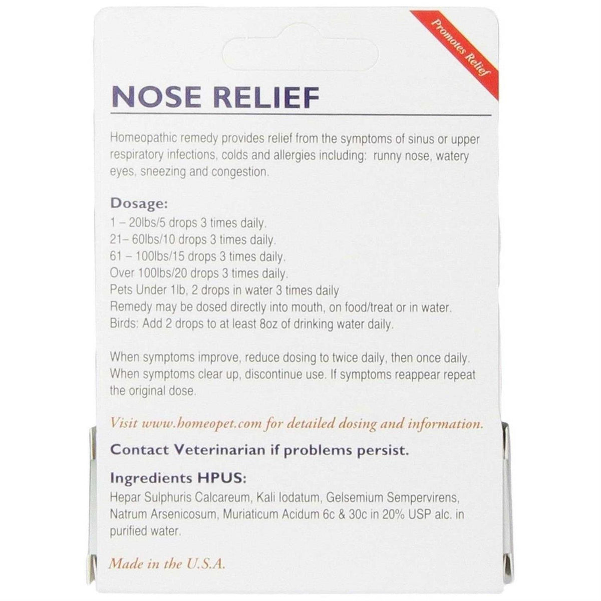 Pet Nose Relief C716