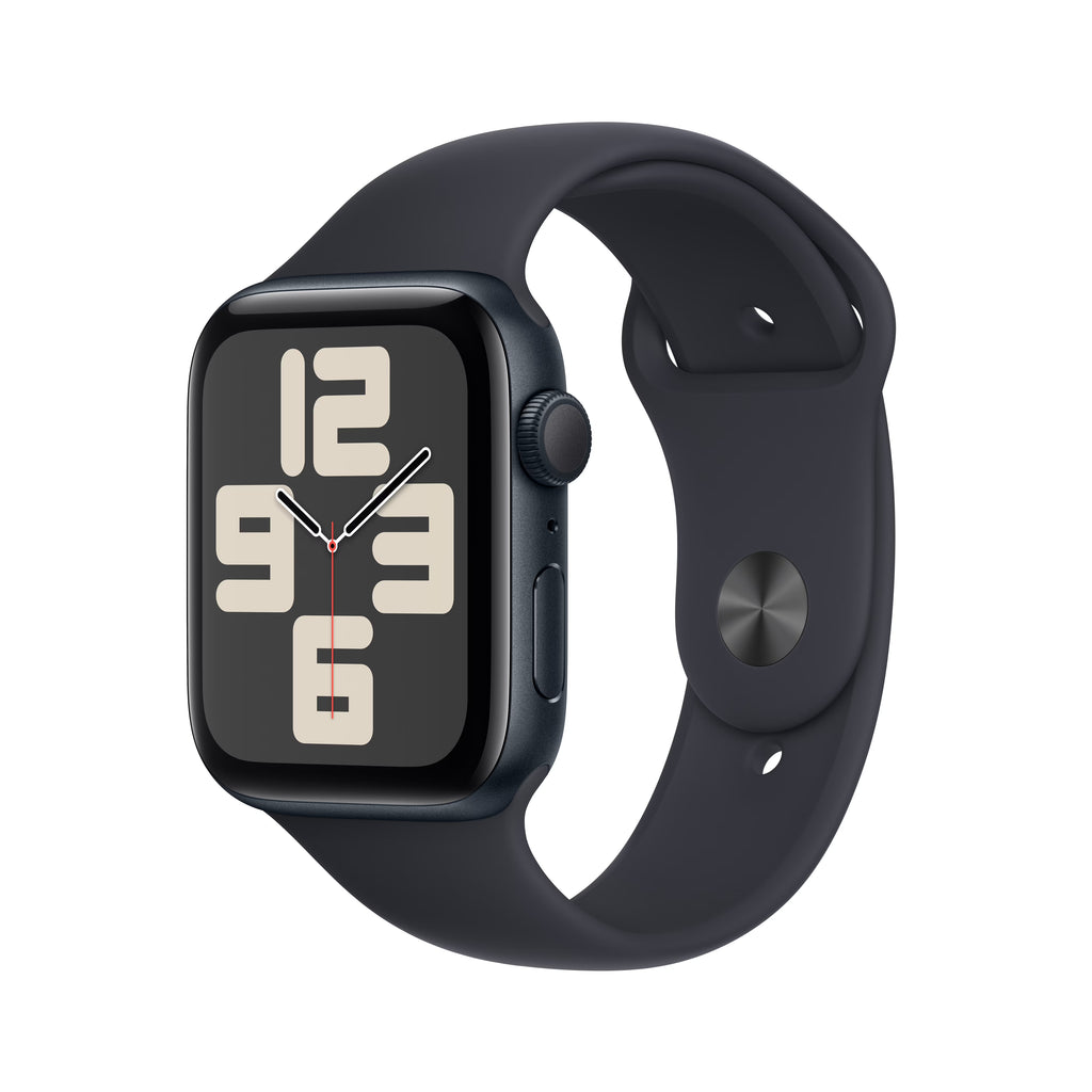 Midnight Aluminum Case Apple Watch SE GPS 44mm with Midnight Sport Band W801