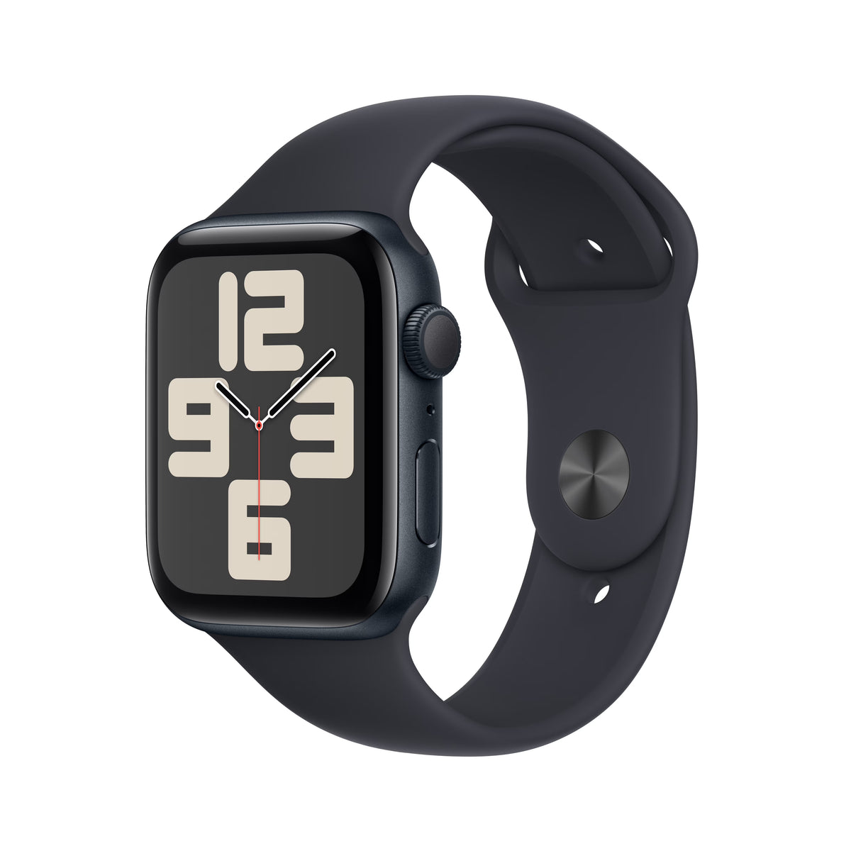 Midnight Aluminum Case Apple Watch SE GPS 44mm with Midnight Sport Band W801