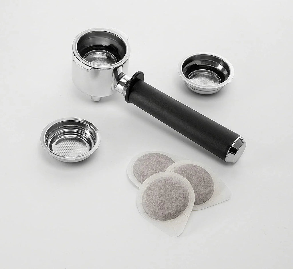 Combination Coffee Maker & Espresso Machine with Milk Frother and Glass Coffee Pot P5404
