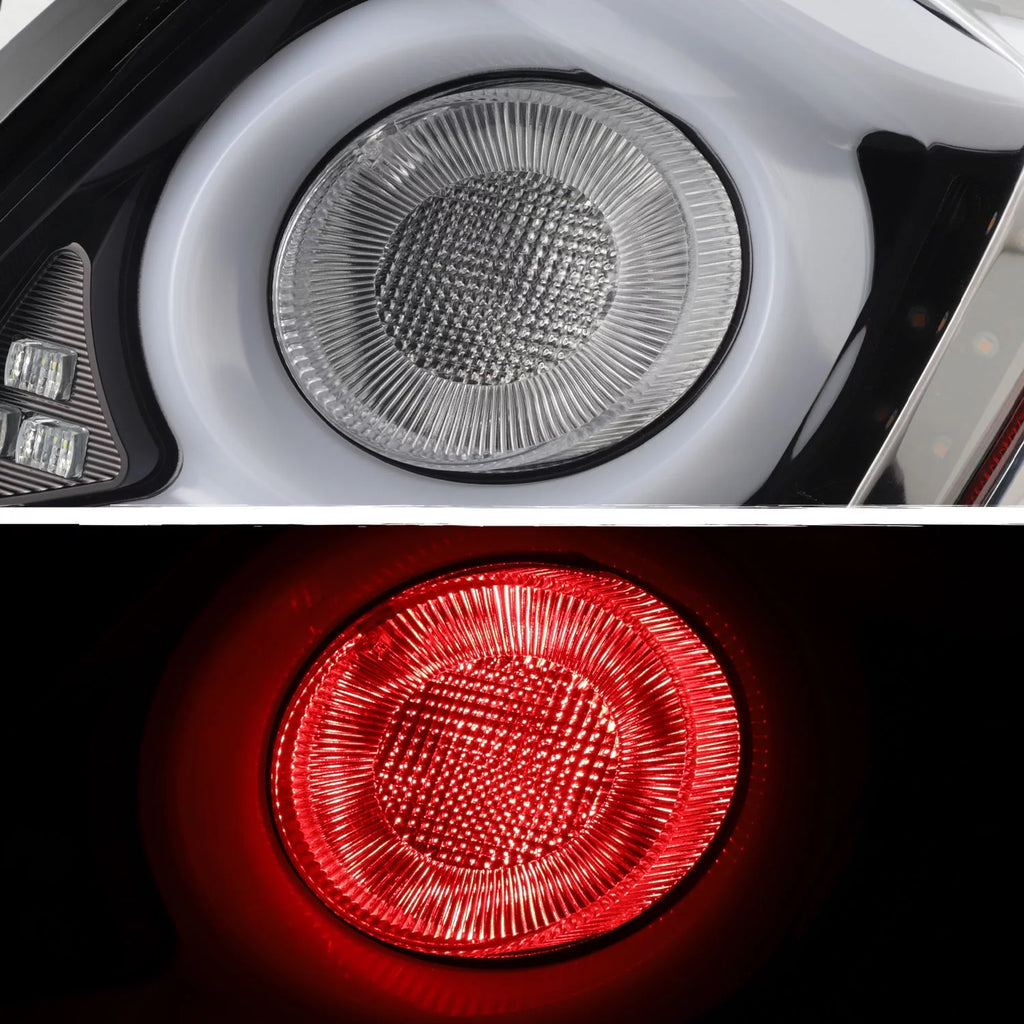 Black Full LED Tail Lights D135