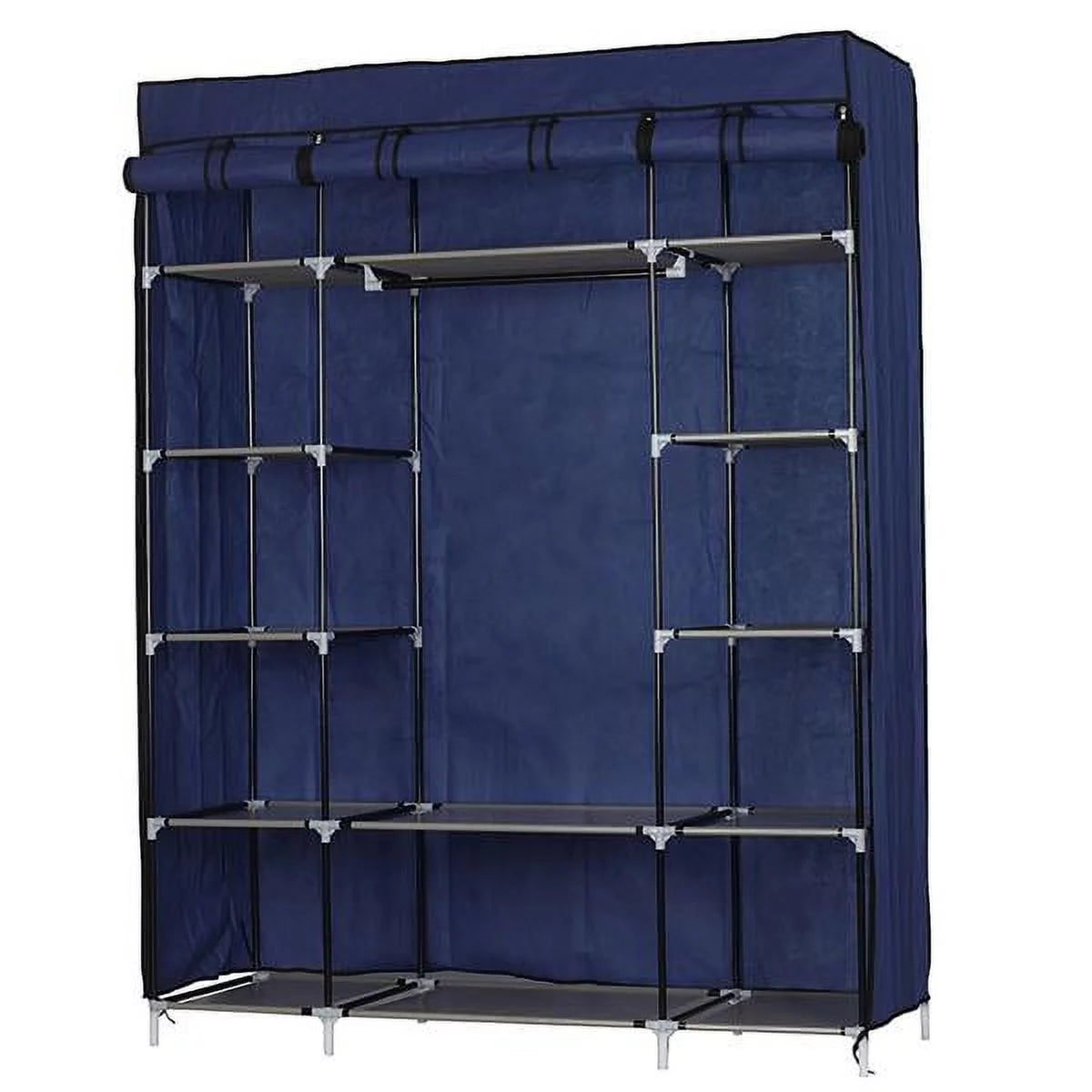 5-Layer 12-Compartment Non-woven Fabric Portable Closet J99487