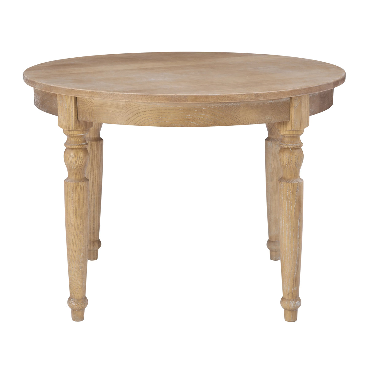 42" Round Rustic Dining Table with Turned Legs M436341