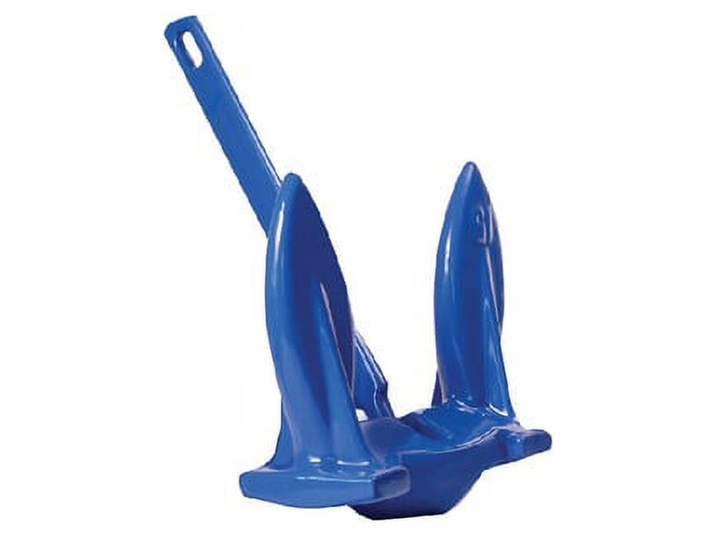 Navy Anchor Weight 15 lbs Vinyl Coated Finish Black L24821