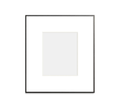 8x10 Matte Black Gallery Frame X613692