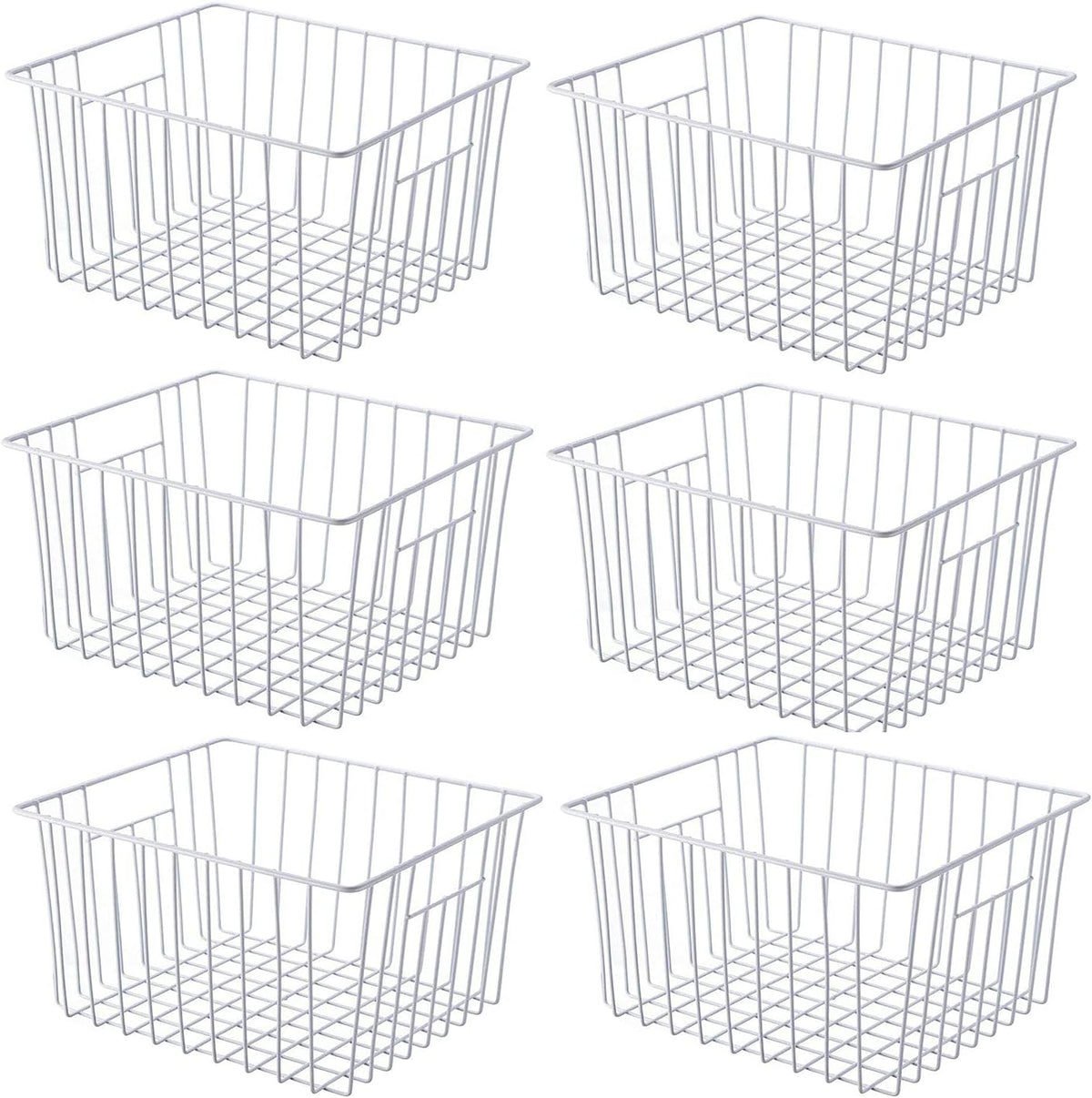 Freezer Wire Basket Organizer with Handles X73764