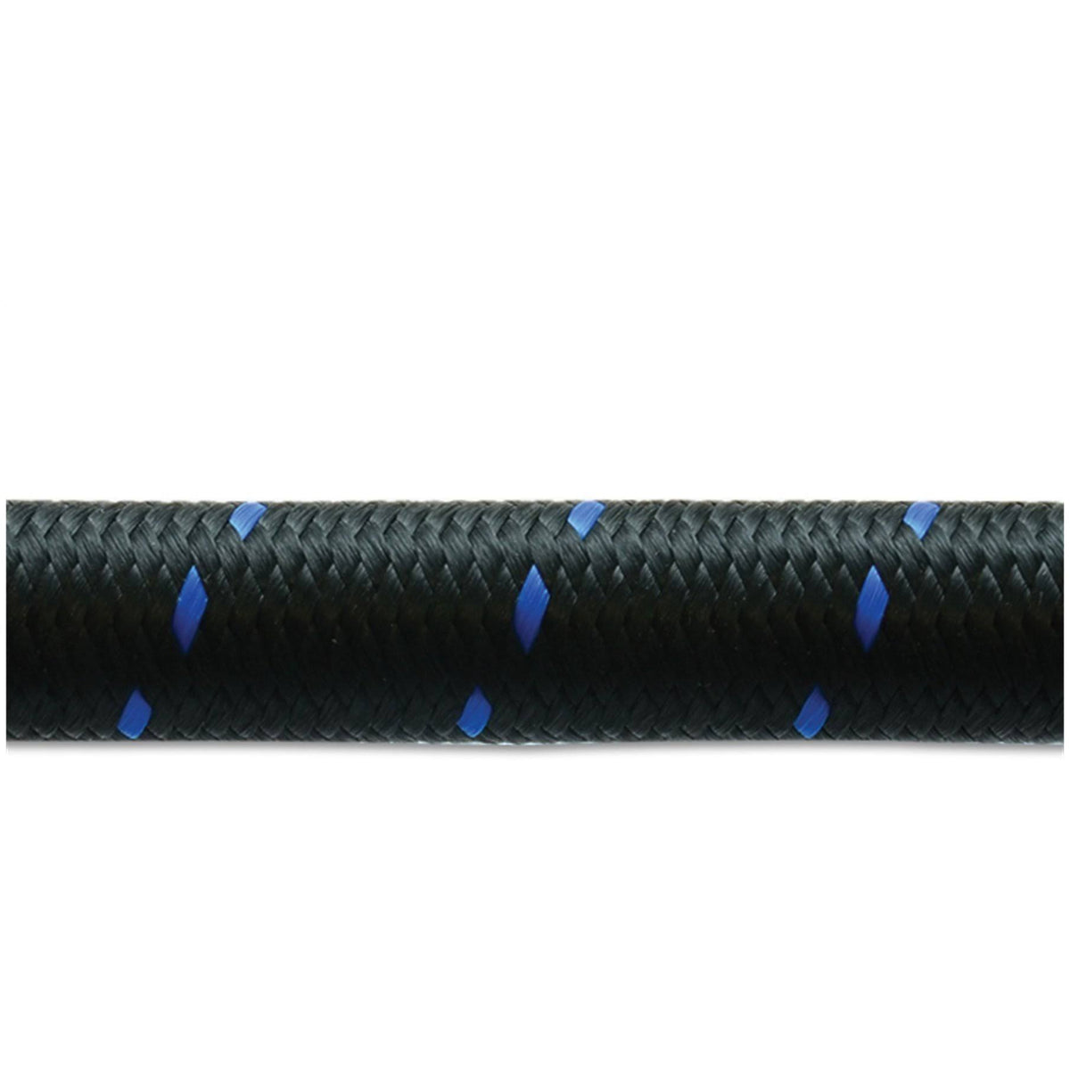 -4 Black Blue Nylon Braided Flex Hose H764