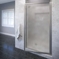 Pivot Framed Shower Door with Obsc Brushed Nickel O81074
