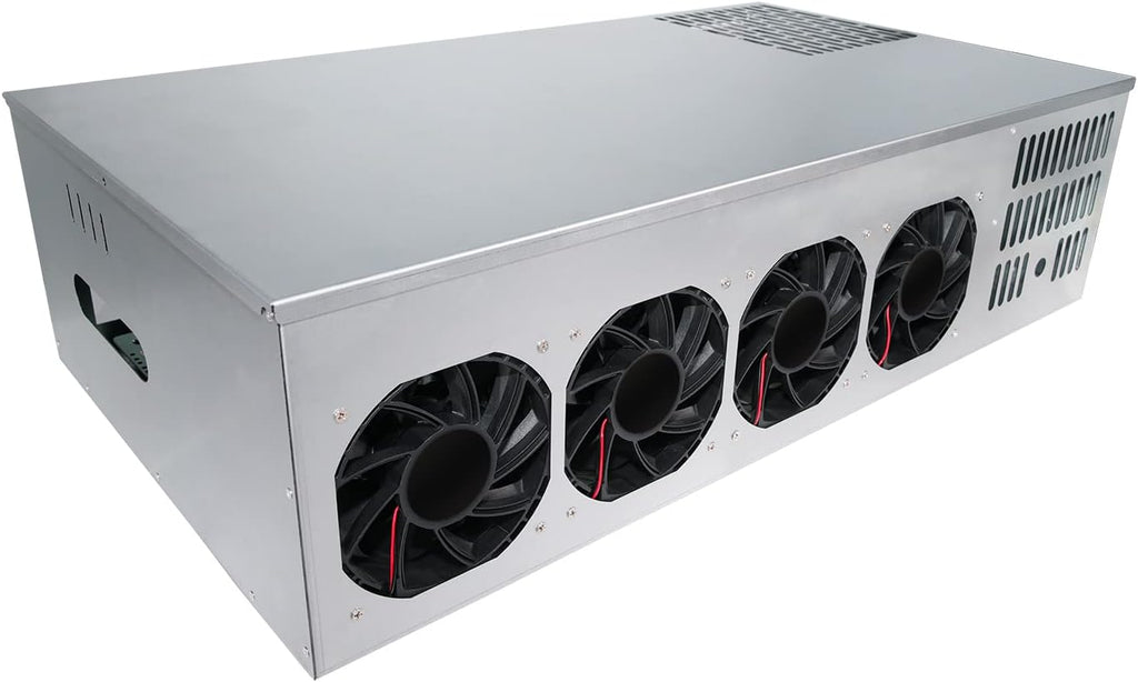 8 GPU Mining Rig Case with Cooling Fans and Motherboard V19131