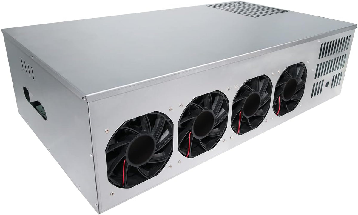 8 GPU Mining Rig Case with Cooling Fans and Motherboard V19131