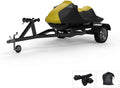 Yellow/Black All Weather Jet Ski Cover with Trailer Straps and Storage Bag E2658