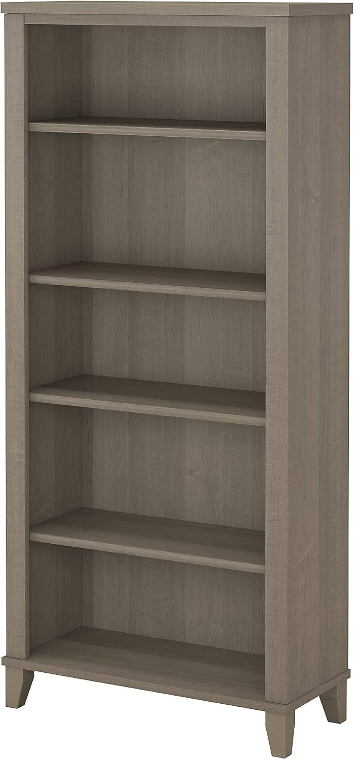 5 Shelf Bookcase, Sand Oak M3605