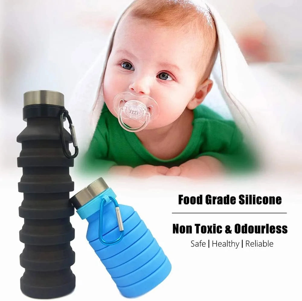 Collapsible Silicone Water Bottle U605