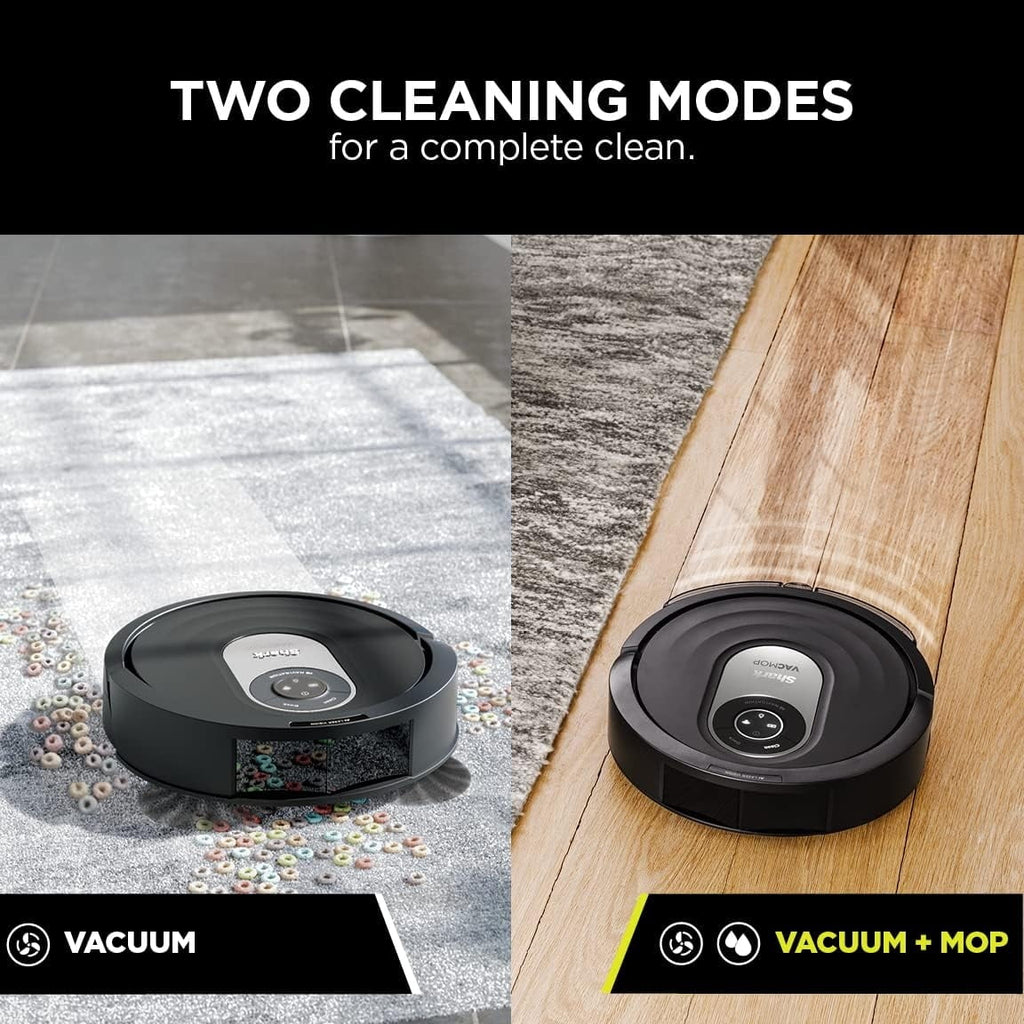Black Silver LiDAR Navigation Robot Vacuum & Mop P65707