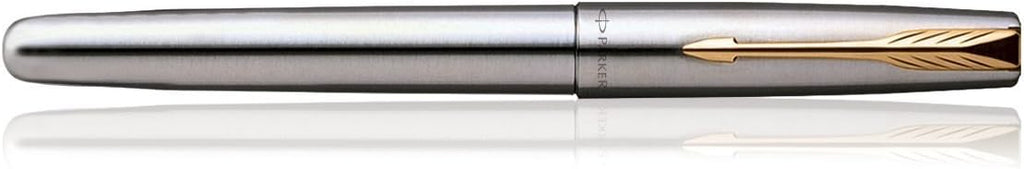 Stainless Steel Gold Trim Medium Point Fountain Pen E581891