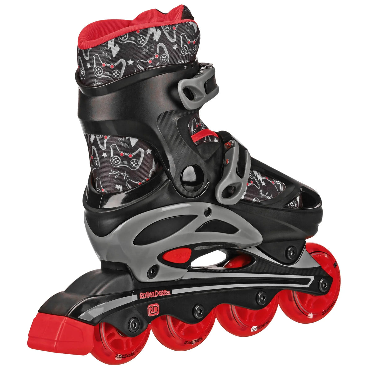 Boys 2-in-1 Roller/Inline Skates Black/Green Z33370