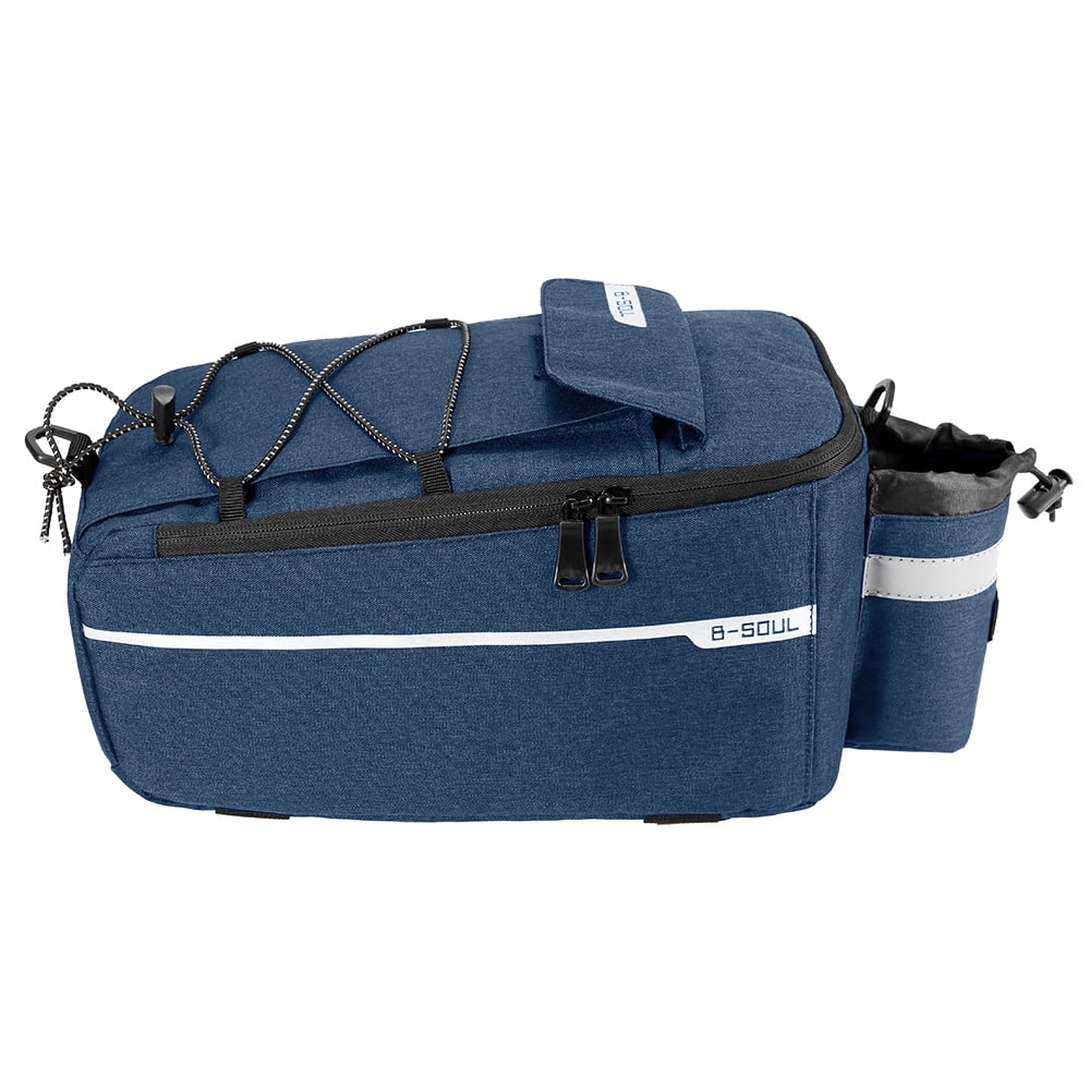 Insulated Trunk Cooler Bag Cycling Bicycle Rear Rack Storage Luggage Bag Reflective MTB Bike Pannier Bag Shoulder Bag X97072