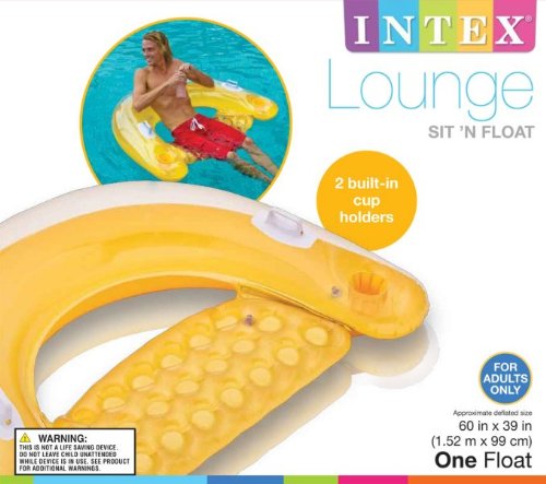 Inflatable Raft Swimming Pool Lounge (Set of 2) J59794