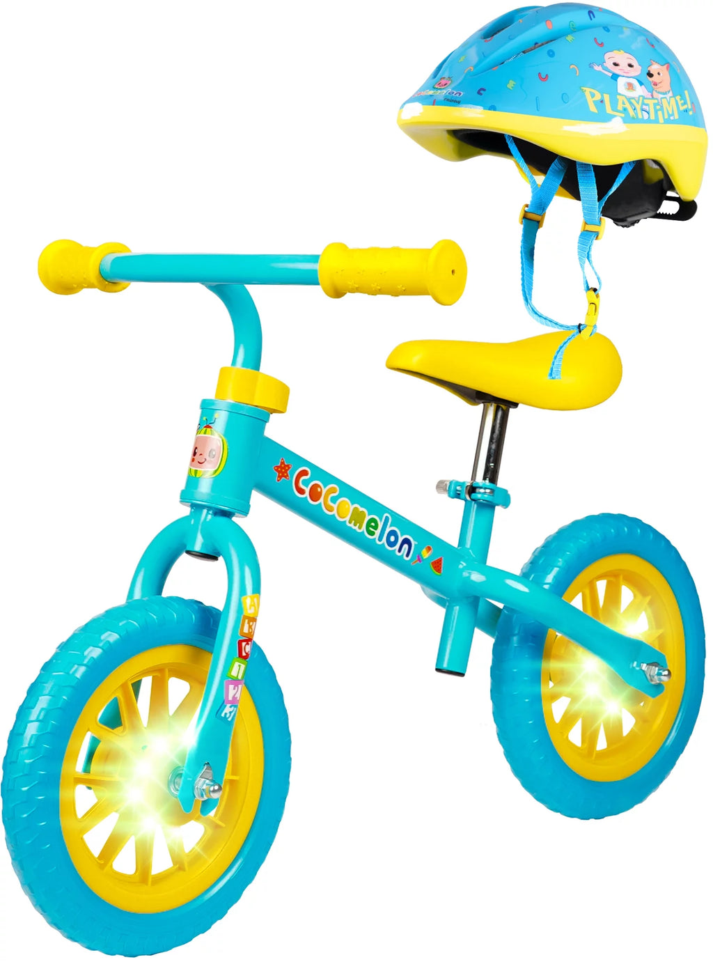 Blue Adjustable Lightweight Toddler Balance Bike V125