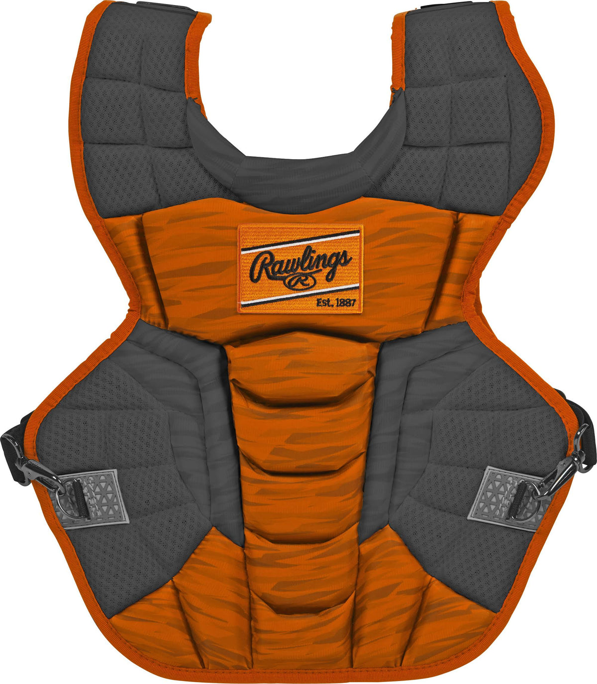 Black/Orange Chest Protector Z6457