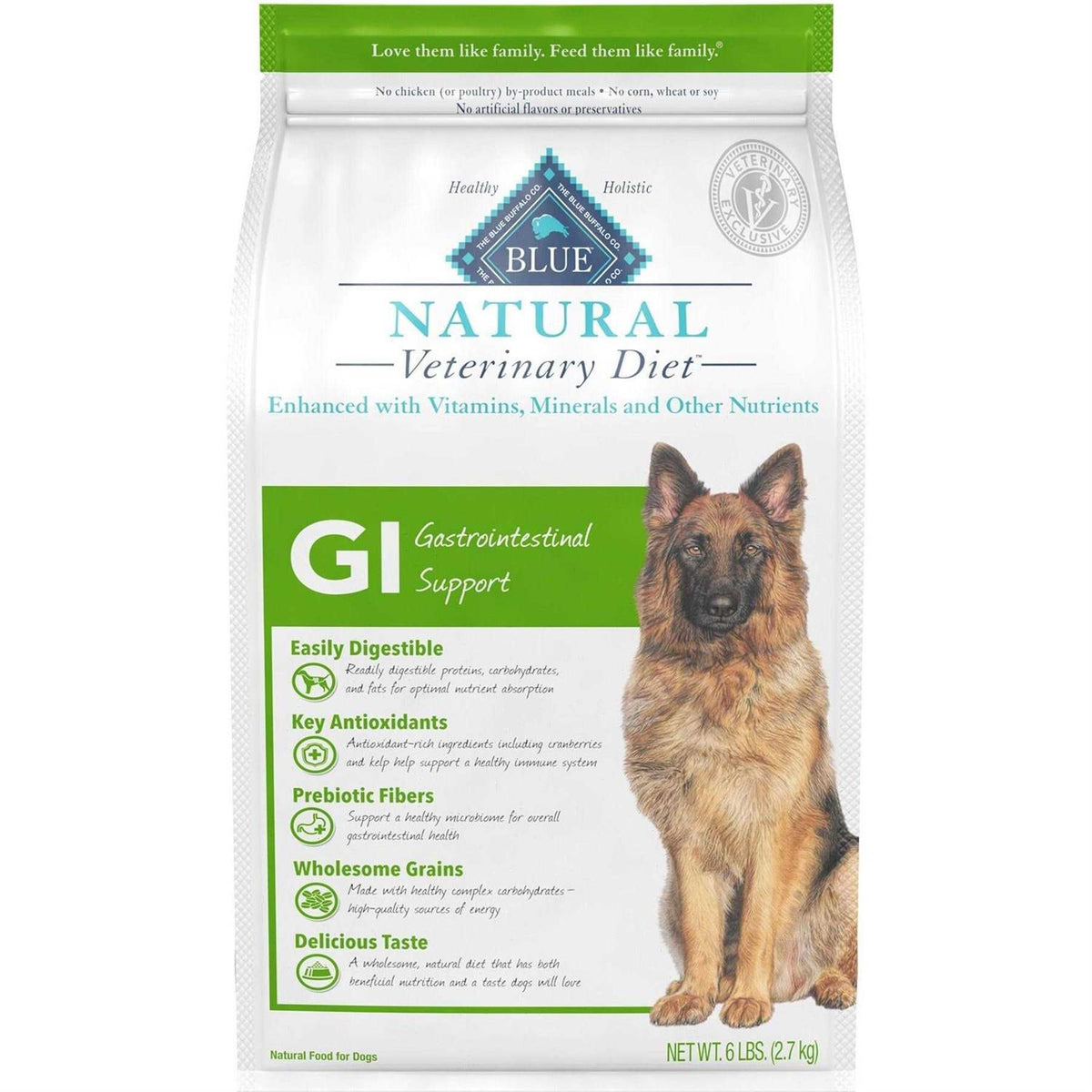 Natural Veterinary Diet GI Gastrointestinal Support Dry Dog Food P744352