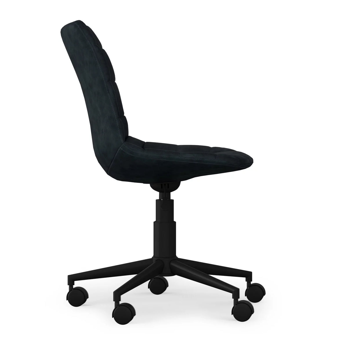 Distressed Blue Adjustable Swivel Office Chair H30956