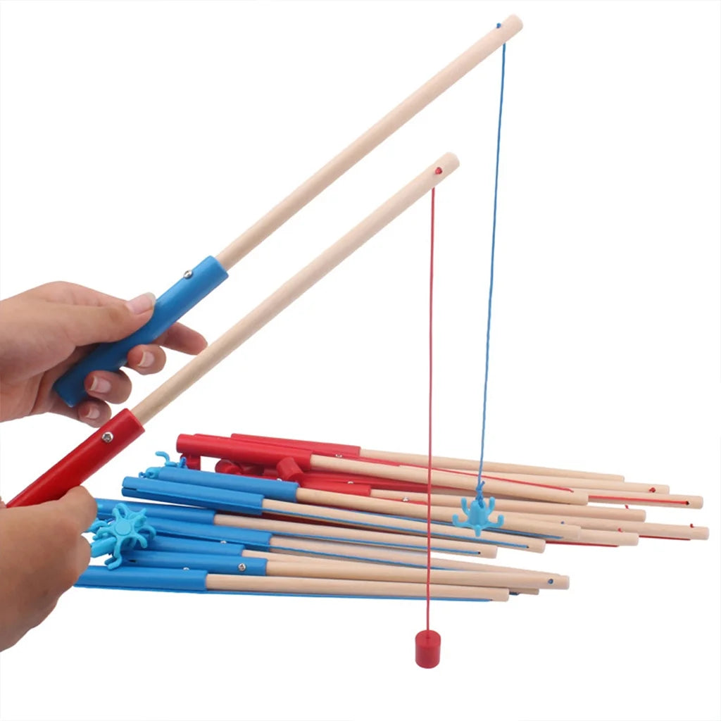Wooden Magnetic Fishing Rod Toys For Kids I910032