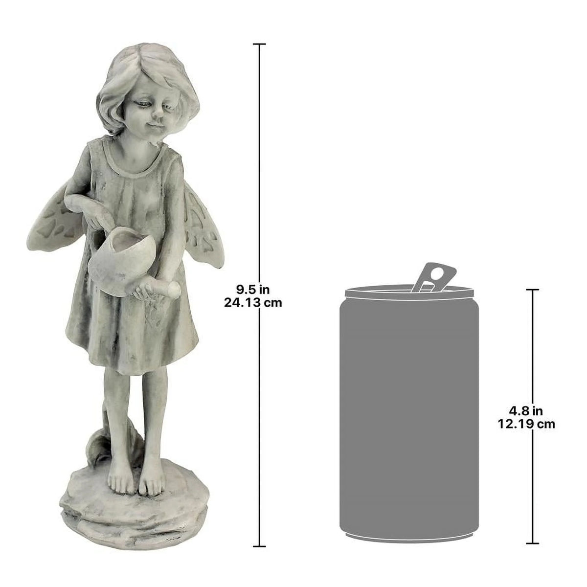 Rose Garden Fairy with Watering Can Statue B739362