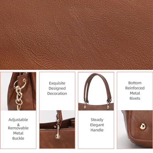 PU Leather Top Handle Satchel Shoulder Bag Tote Bag H471