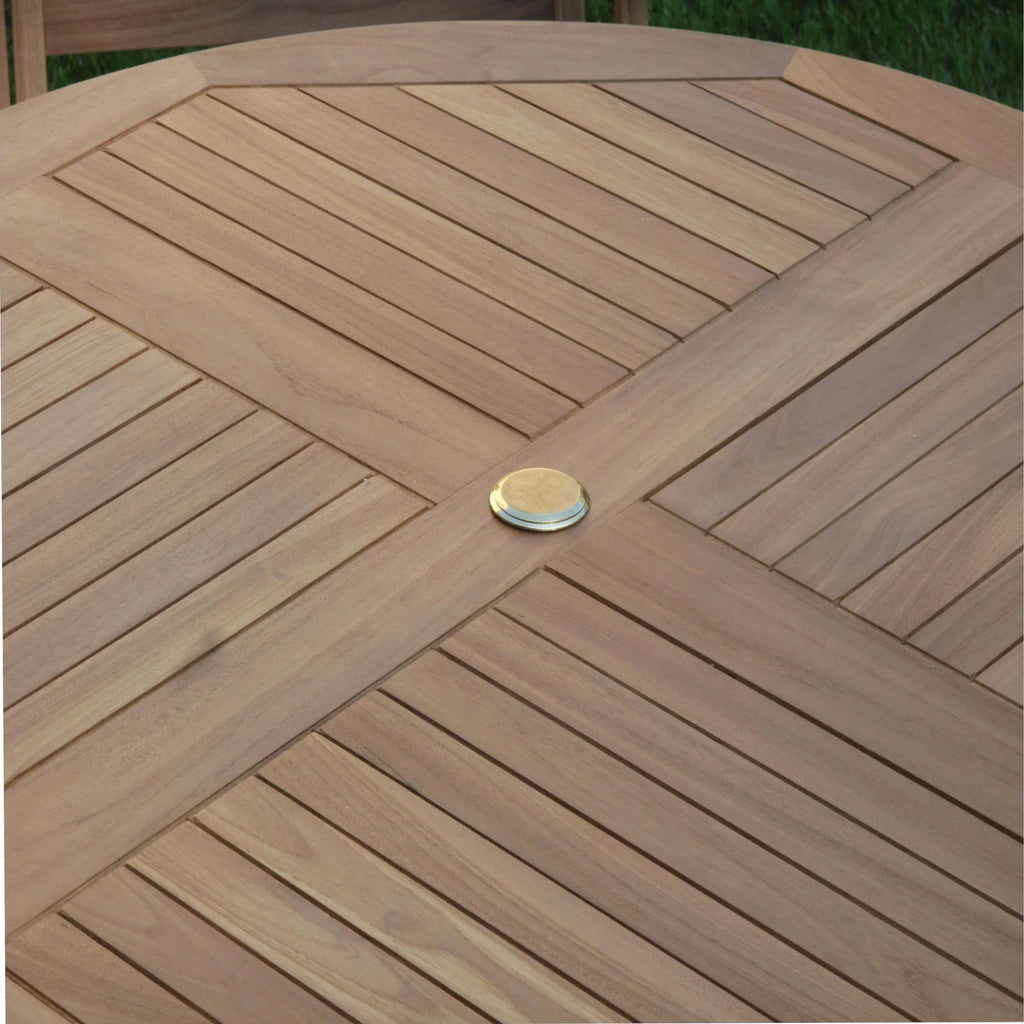 Teak Round Table F58433