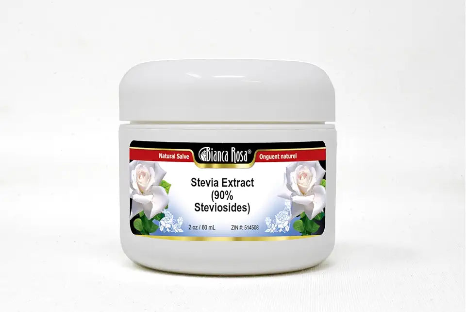 Stevia Extract 90% Steviosides Salve Ointment 2 oz W3428