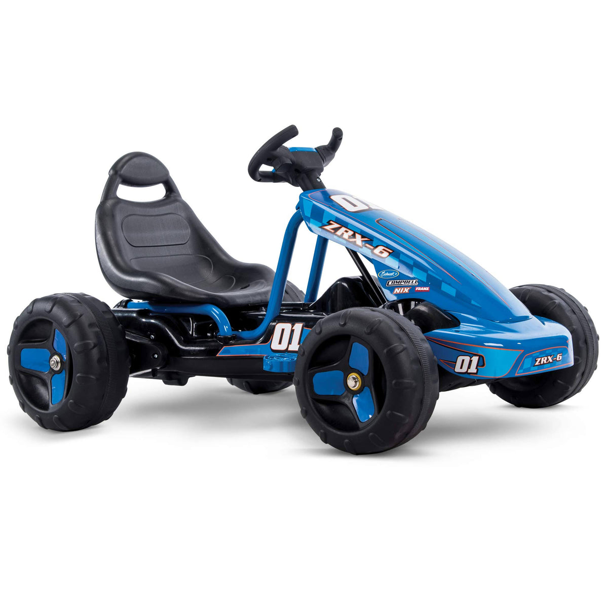 Blue 6V 2 in 1 Flat Kart Toy P986538