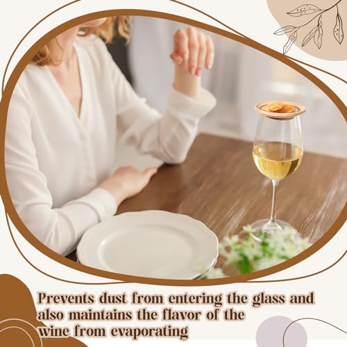 8 Pcs Wine Glass Charcuterie Topper Plates C686568