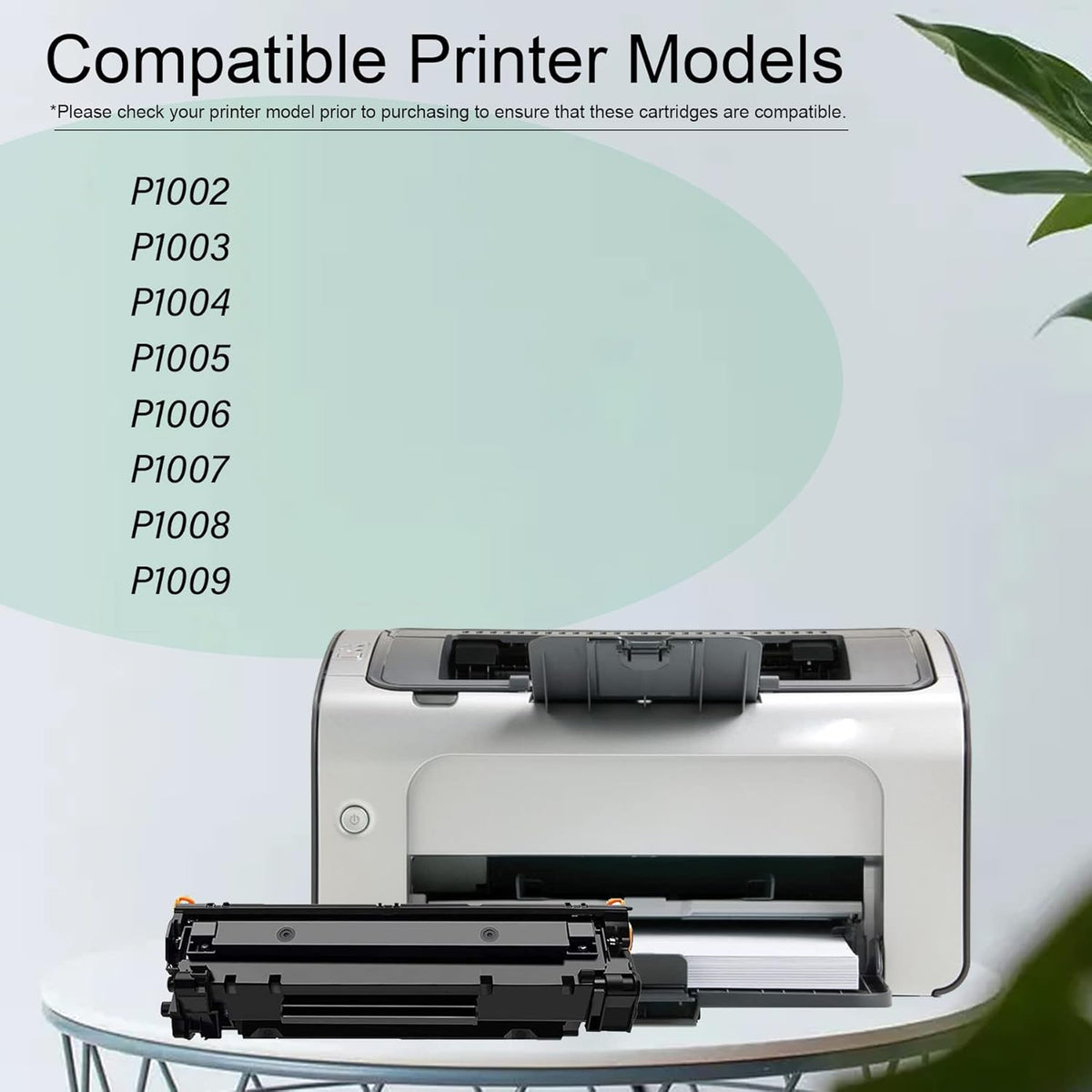2 Pack Compatible Toner Cartridge for HP 35A Printers Y1343