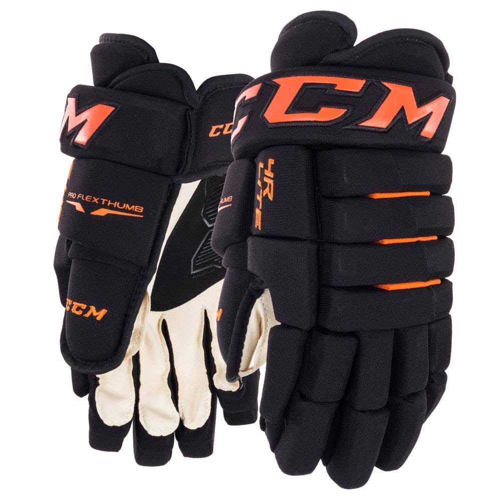 Black/Orange Hockey Gloves E382985