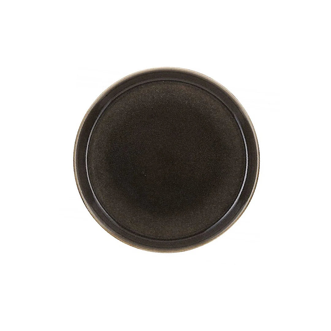 Green Stoneware Plate E243
