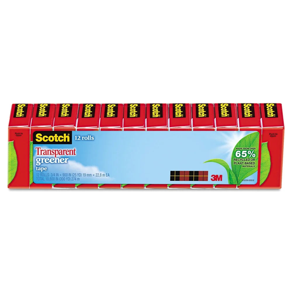 Transparent Tape 12-Piece Pack Y9335