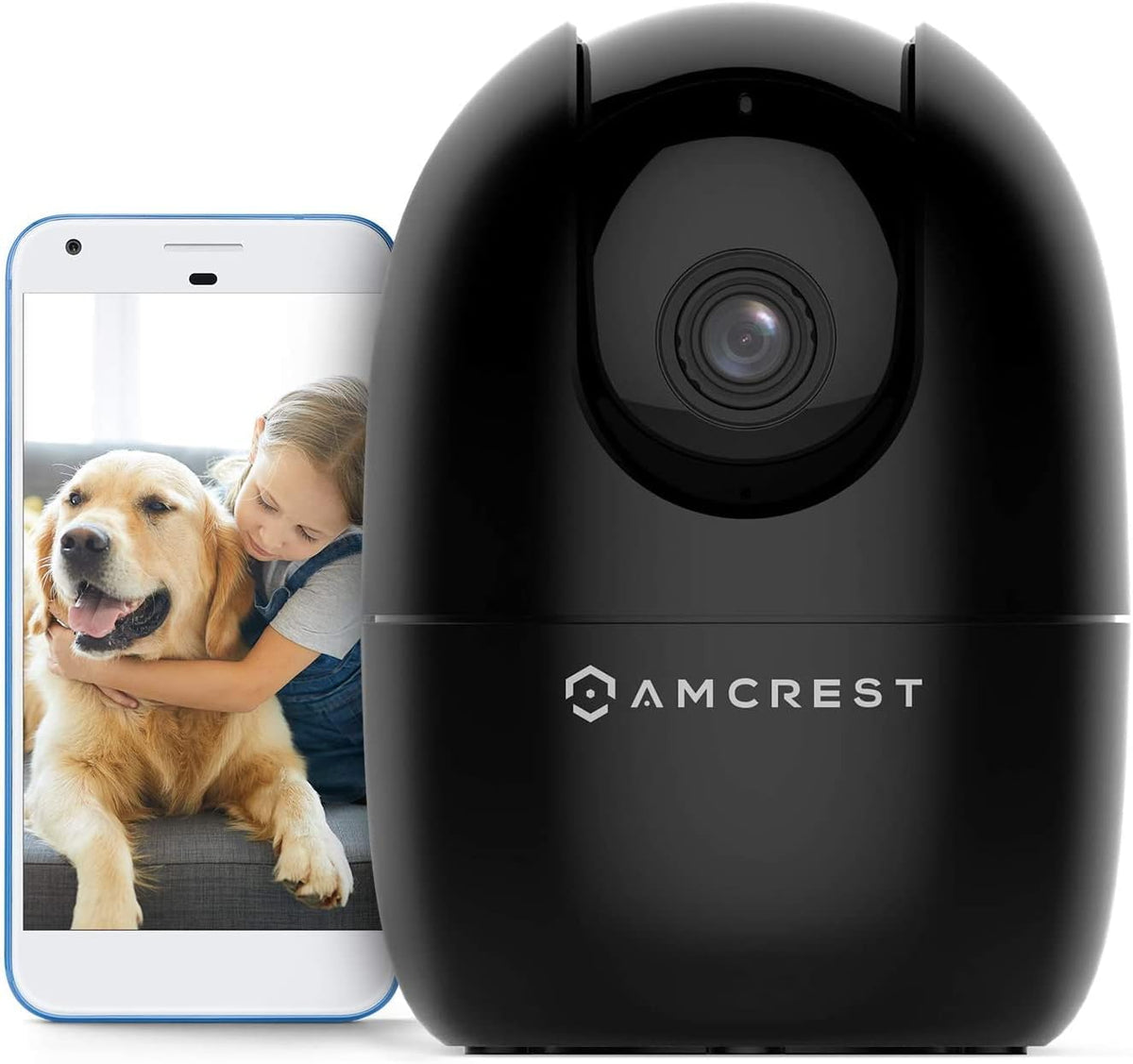 1080P WiFi Pan/Tilt Indoor Camera with 2-Way Audio and Night Vision Y4837