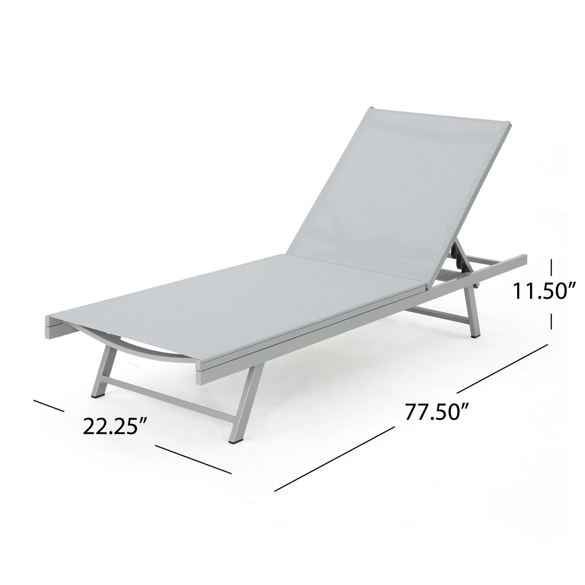 Aluminum Mesh Chaise Lounge A540425