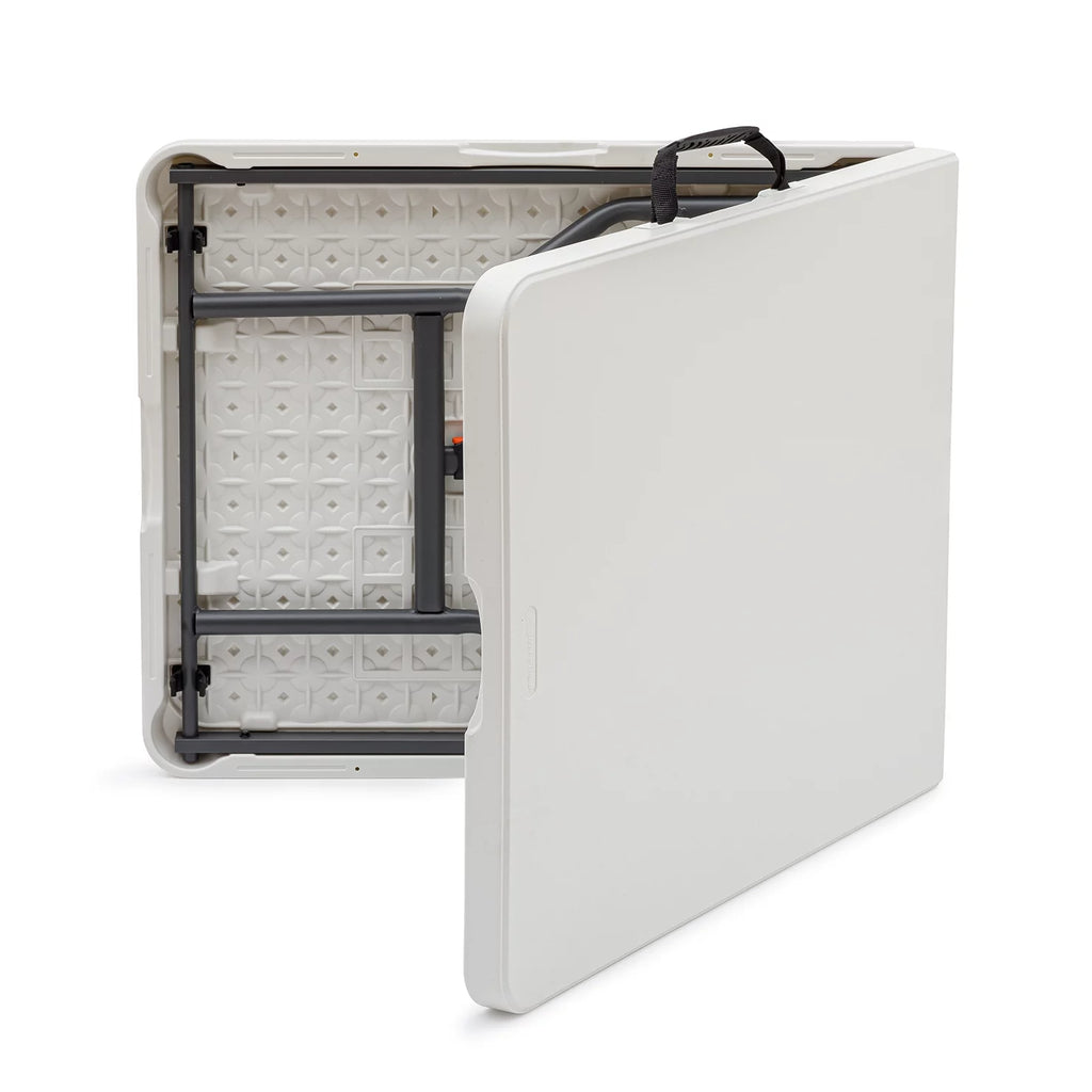 5-Foot White Folding Table I2232