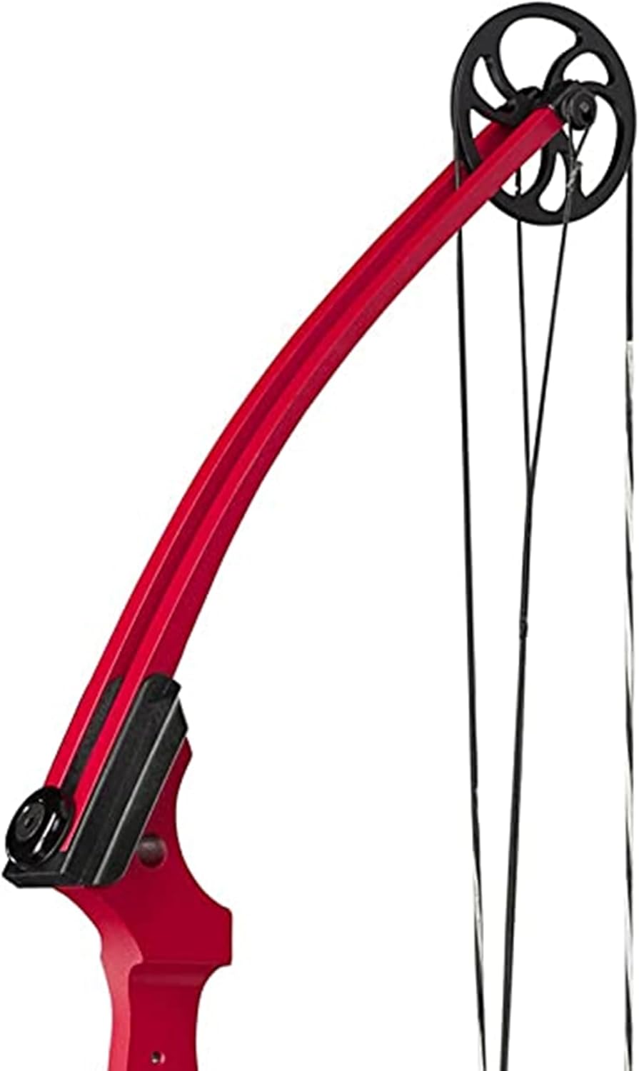 Red 2 Pack Adjustable Draw Length Compound Bow G36984